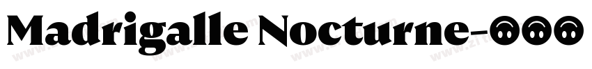 Madrigalle Nocturne字体转换